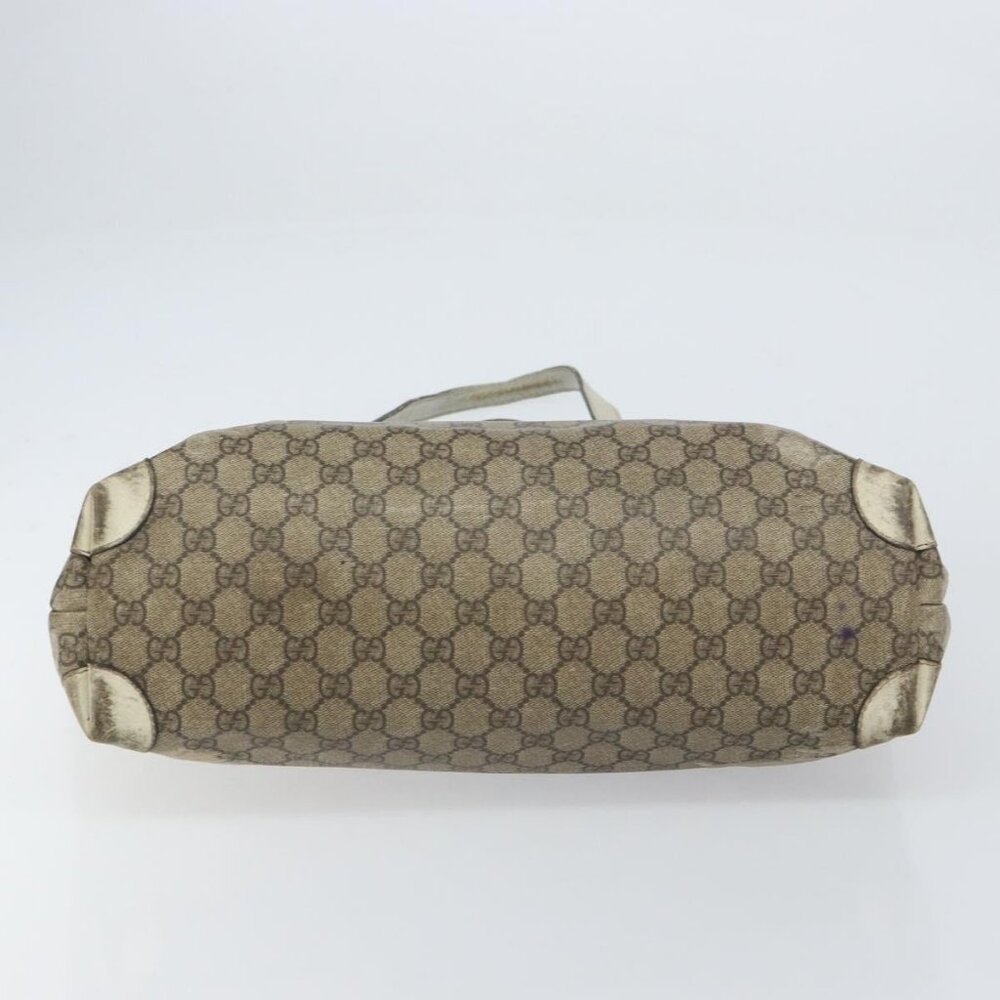 GUCCI GG Supreme Tote Bag PVC Beige 211137 Auth 156914 - Picture 6 of 16